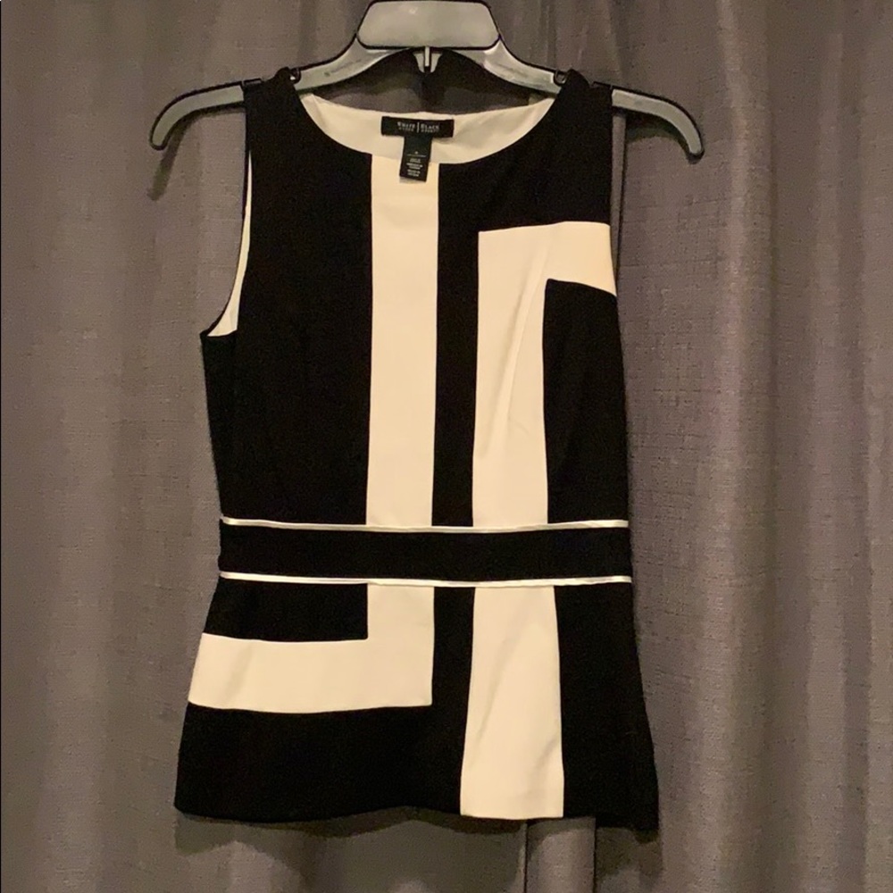 White House Black Market W&B Shell Shirt